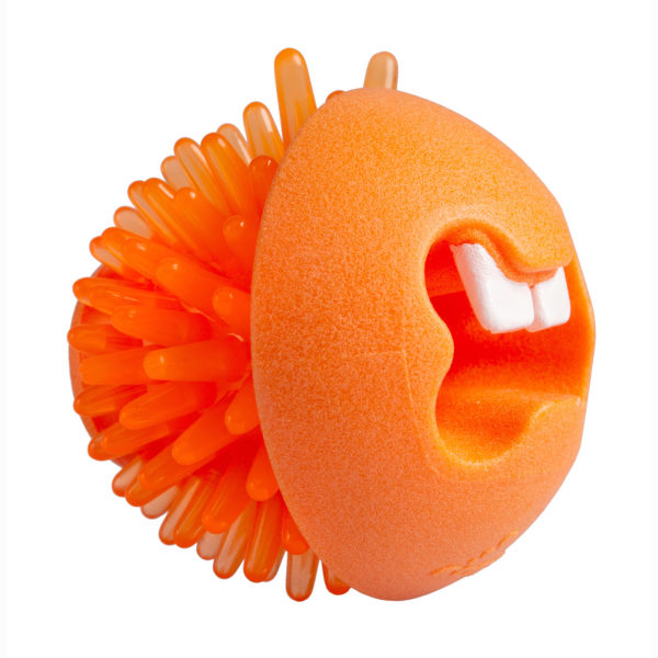 rogz-balle-jouet-fred-orange-friandises-dents